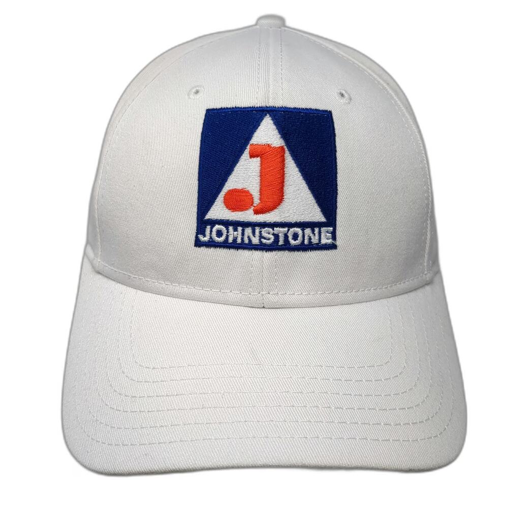 Otto Johnstone Fujitsu Baseball Cap White One Size Blue Orange Red Slideback Hat